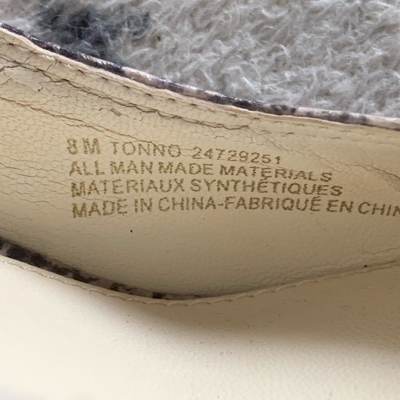 Franco Sarto snake print Slingback heels size 8 - Picture 9 of 14